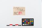 Etikett zu Bronzering (NHMW-PRAE-024644)
